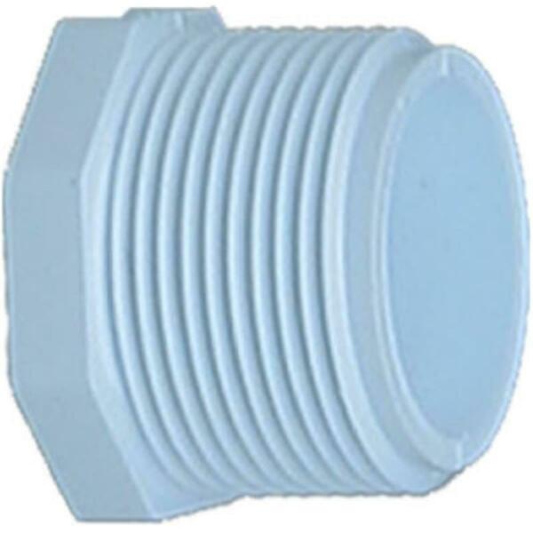 Genova Products 31810 1 in. Male Pipe Thread Plug- White 544221